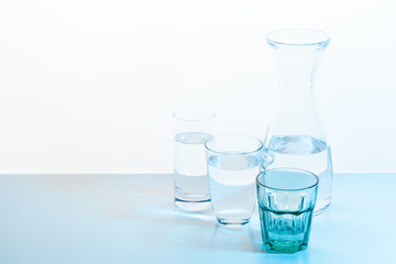 water glass and jug