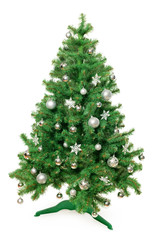 Christmas Tree isolated on white background