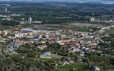 Fototapeta na wymiar Vue d'Alferrarede, Abrantes, Ribatejo, Portugal