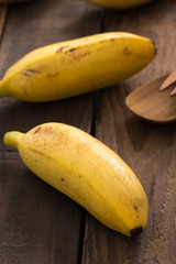 banana on wood