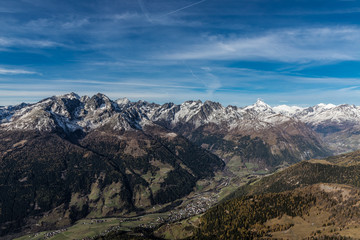 Panorama View From Mt. Mohar 2.604m In National Park Hohe Tauern