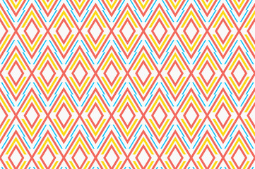 Materiał do szycia Colorful seamless geometric pattern