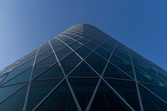 Das Gerippte Geb&auml;ude in Frankfurt