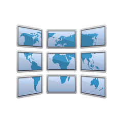 Global Media - Novo Icons . A professional, pixel-aligned icon designed on a 64 x 64 pixel.  