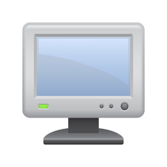 LCD Monitor - Novo Icons. A professional, pixel-aligned icon designed on a 64 x 64 pixel.  