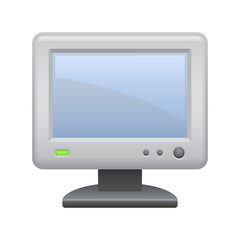 Fototapeta premium LCD Monitor - Novo Icons. A professional, pixel-aligned icon designed on a 64 x 64 pixel. 
