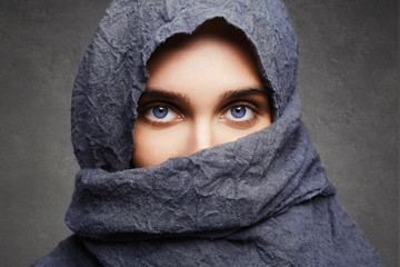 fashionable arabian style girl