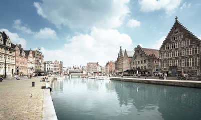Obraz premium old town of Ghent, Belgium