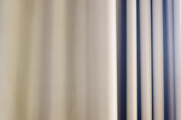 Background of a curtain of a gray color