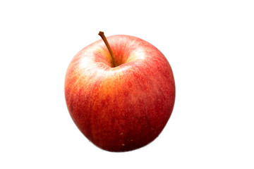 Apfel auf weißem Hintergrund
