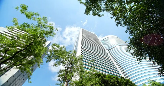 Central, Hong Kong, 01 October 2017:- Hong Kong skyscraper