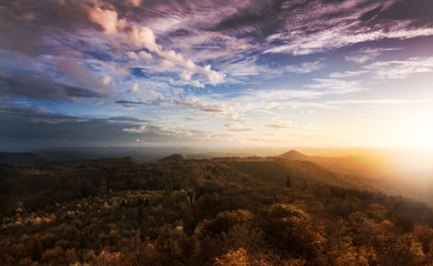 Sonnenuntergang im Pfälzer Wald