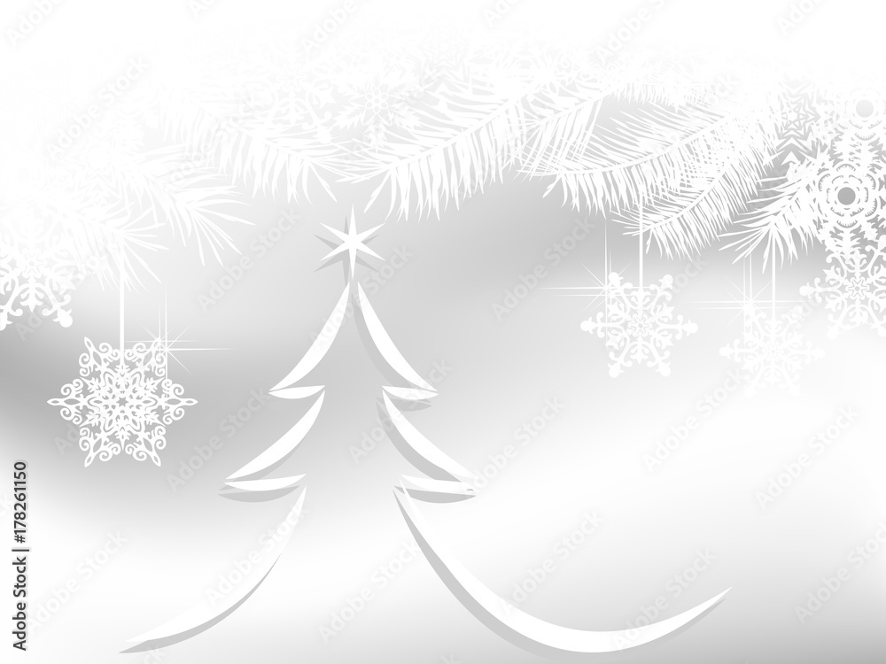 Sticker Winter background