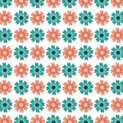 flower seamless pattern natural ornamental texture with flourish decoration