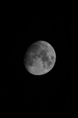 Mond, Krater, Schwarzer Hintergrund