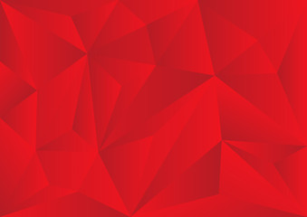 red polygonal background, vector illustration, abstract texture, wallpaper, cover, Business flyer template, book layout, advertisement, print media