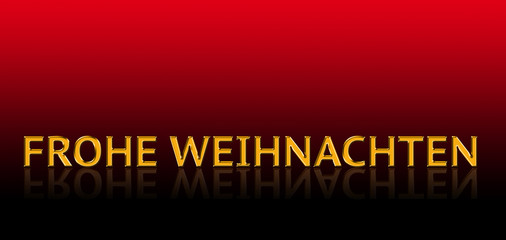 Frohe Weihnachten - Weihnachtskarte