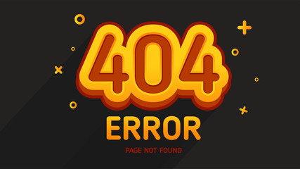 Fototapeta na wymiar 404 error game style