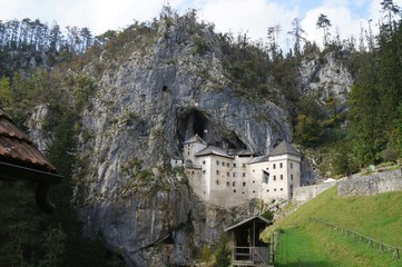 Postojna castle inside the mountain, Slovenia
