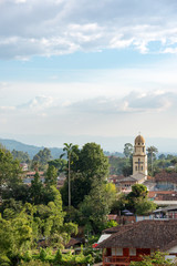 Naklejka premium Salento Church and Sky