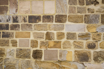 ancient wall made of stones