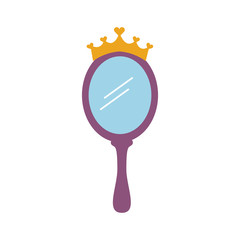 crown princess magical mirror with hearts © Gstudio
