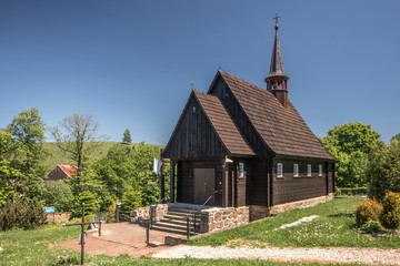 Kościół św. Jerzego, Kromnów, gm. Stara Kamienica, pow. jeleniogórski, woj. dolnośląskie © Slawomir