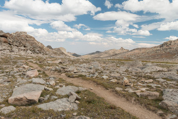 Hiking Trail in the Wind River Mountains
