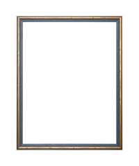 Golden painted picture or photo frame