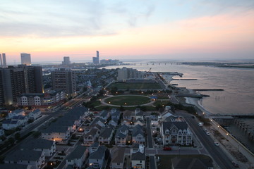 City Northern View at dusk