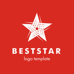 Obraz premium Star logo design template