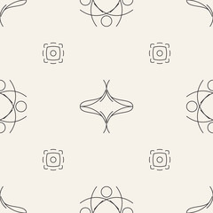 Seamless abstract geometric pattern. Stylish design