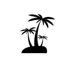 Palms icon vector
