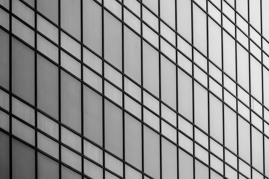 exterior wall of office building