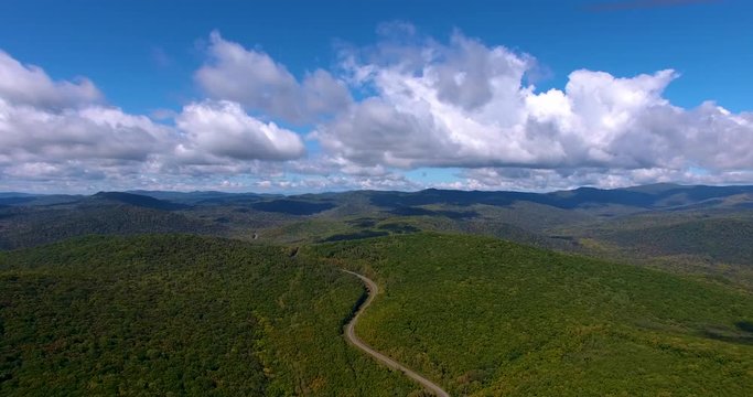 fog, road, fields, fog in the field, fog on the road, trail, Primorsky Krai, quadrocopter, shooting from height, field, green grass