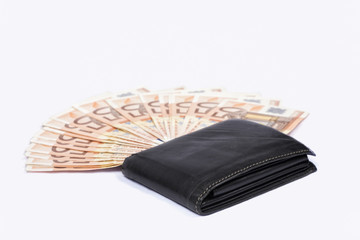 Wallet with money