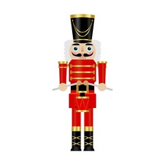 Vector illustration of a nutcracker