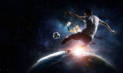 World popular and loved game . Mixed media