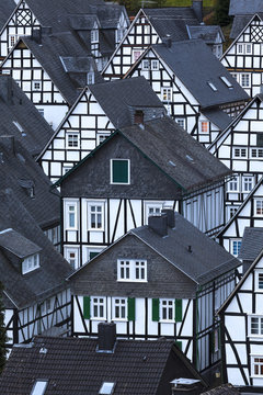 Half-timbered Houses in Freudenberg, Germany