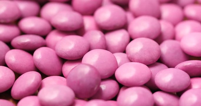 Pink chocolate bean