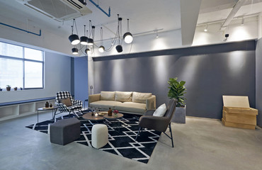 Fashion and modern office interiors