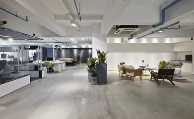 Fashion and modern office interiors
