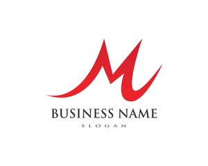 Obraz premium M Letter Logo