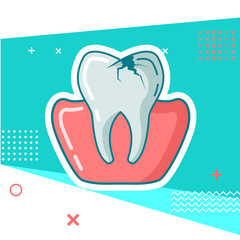 dental vector illustration