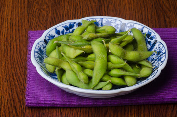 japanese cuisine. japanese soybean on the background