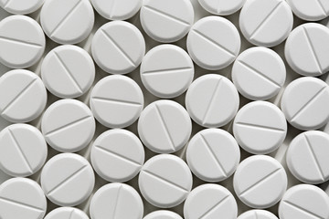 Painkillers, tablets, generic pills from above
