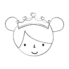 the little girl danced ballet with crown