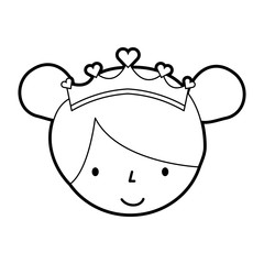 the little girl danced ballet with crown