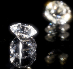 jeweler's jewel on a black background