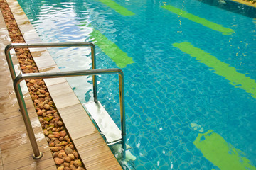 edge of a swimming pool
